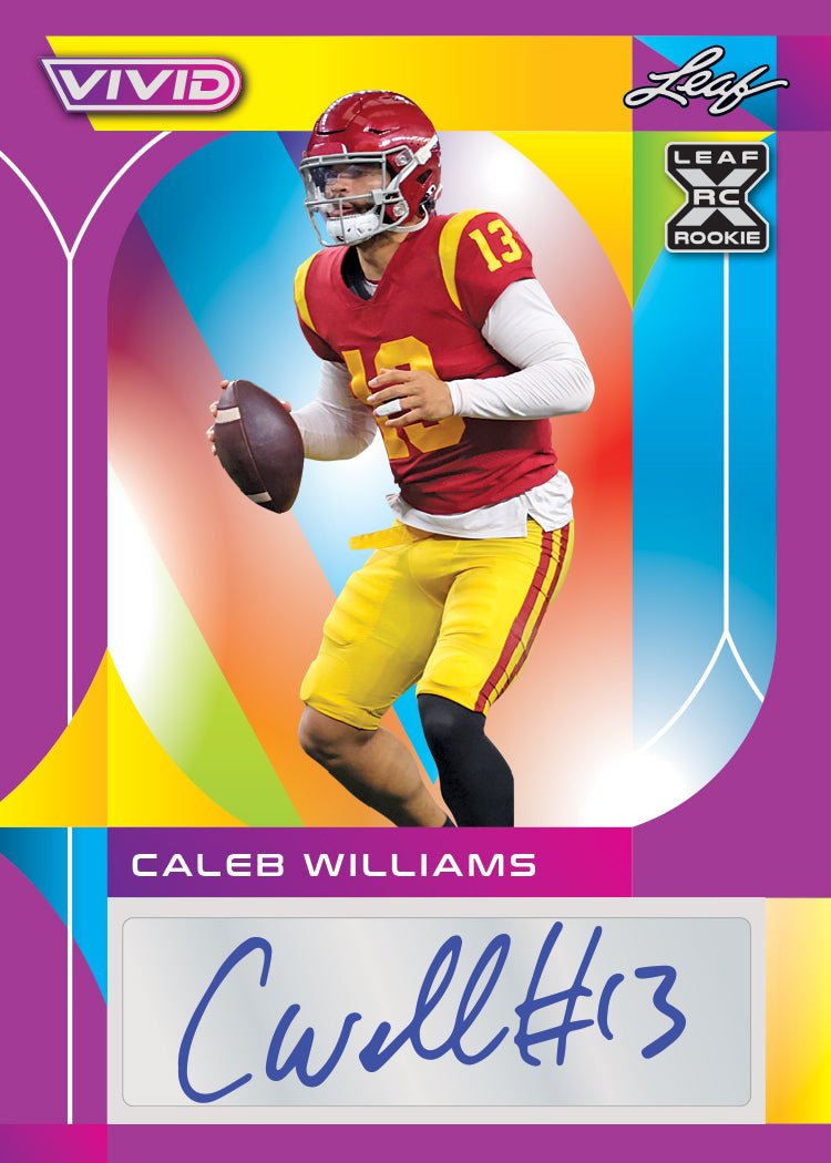 2023 Leaf Vivid Football Hobby Box-Caleb Williams