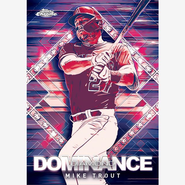 2023 Topps Chrome Update Baseball-Dominance_Mike Trout