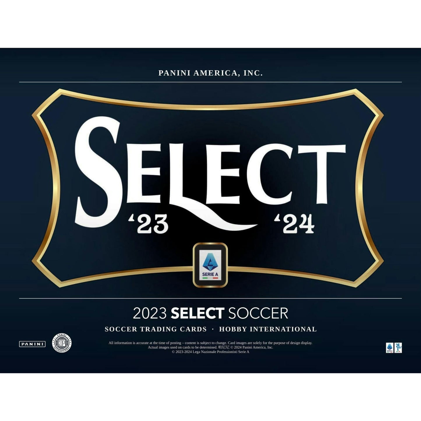 2023/24 Panini Select Serie A Soccer International Hobby Box - Trading Card Market