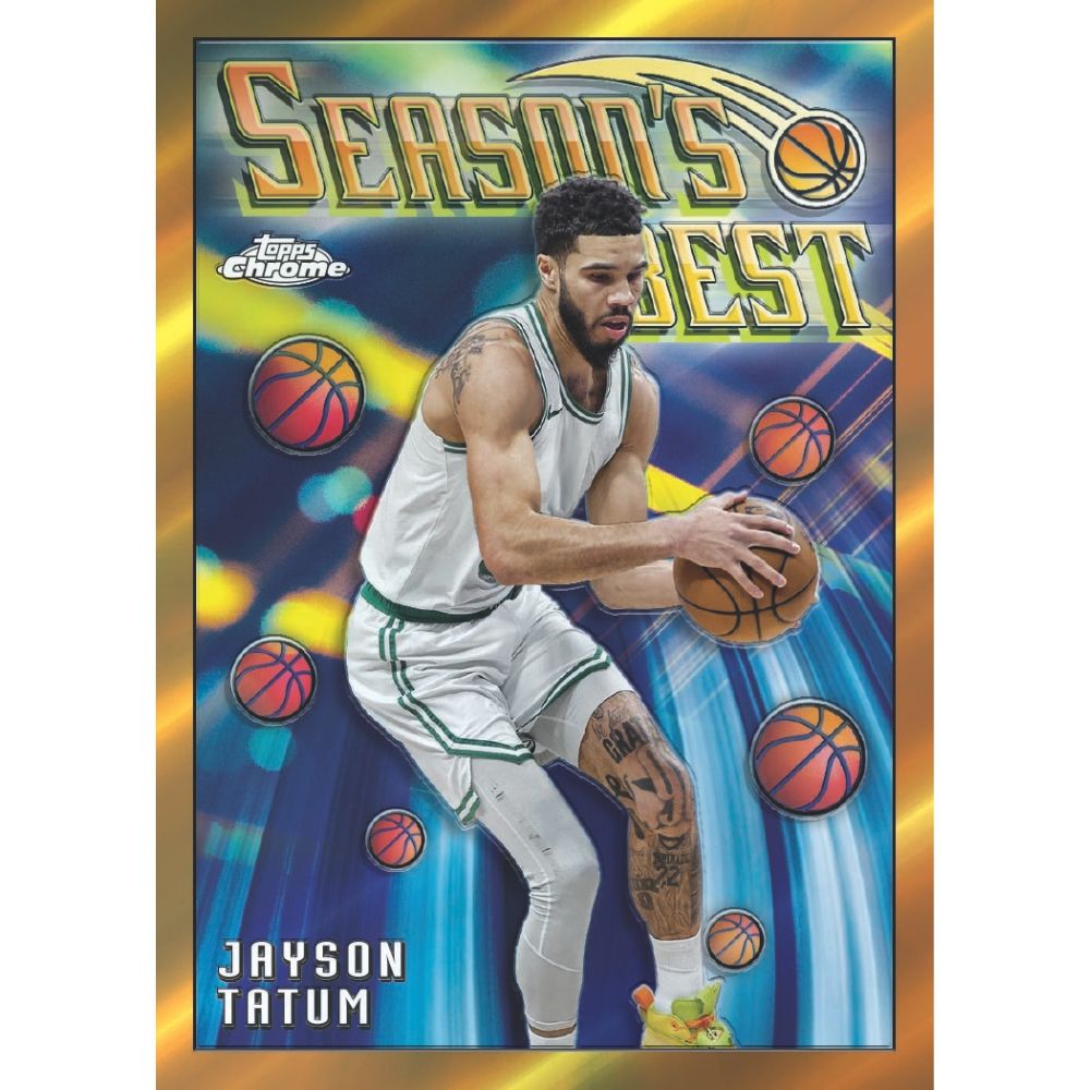 2023/24 Topps Chrome Basketball Cards - Jayson Tatum