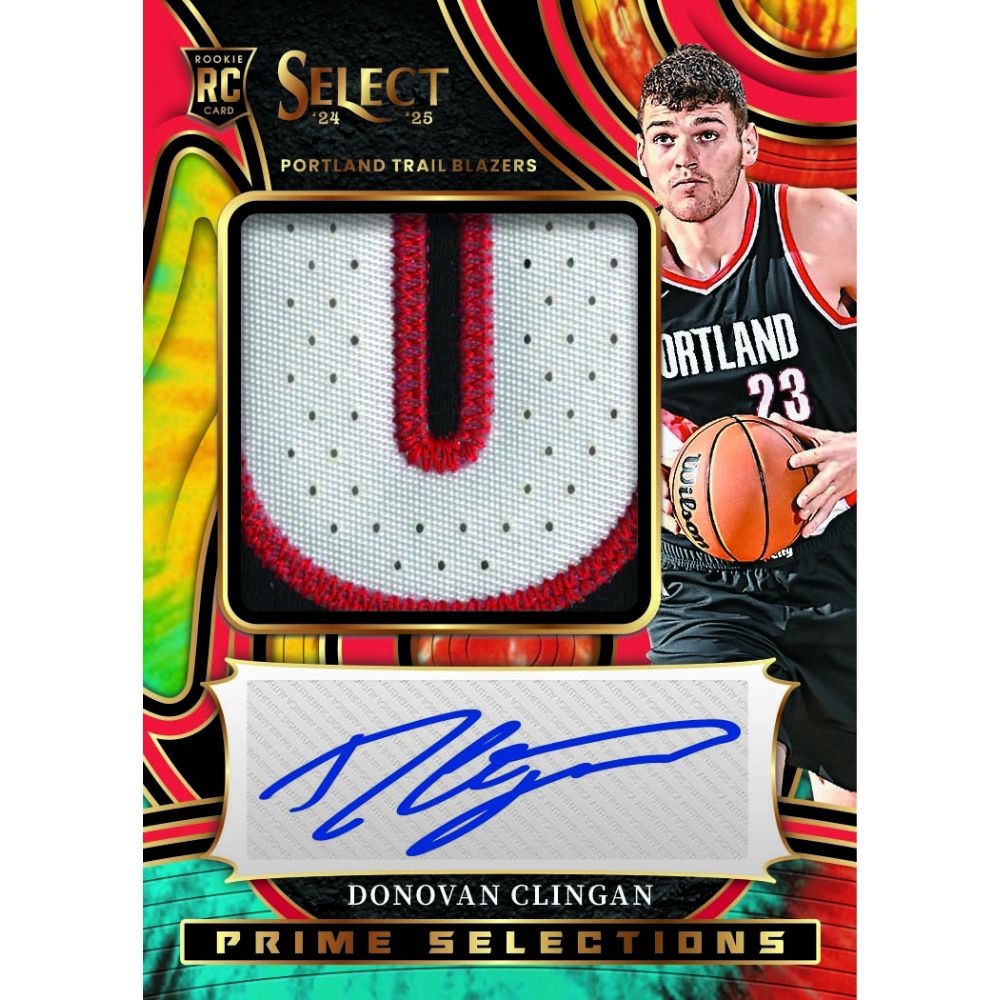 2024/25 Panini Select Basketball Cards - Donovan Clingan