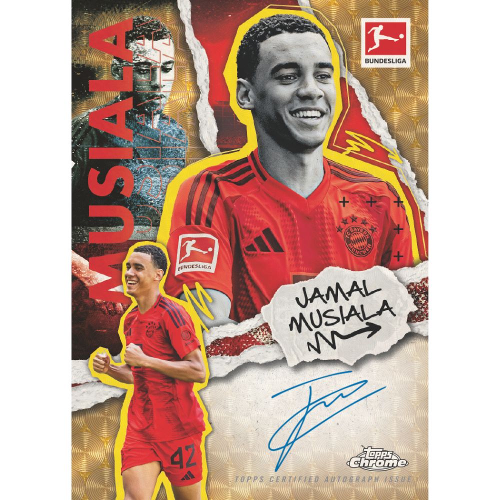 2024/25 Topps Chrome Bundesliga Soccer Hobby Box - Trading Card Market