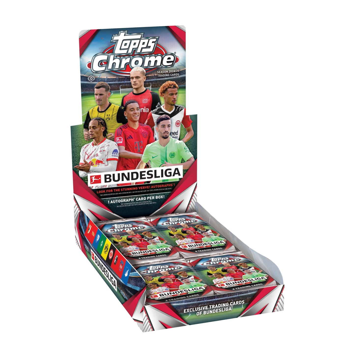 2024/25 Topps Chrome Bundesliga Soccer Hobby Box - Trading Card Market