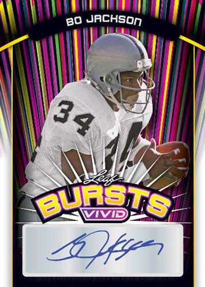 2024 Leaf Vivid Football Cards - Bo Jackson