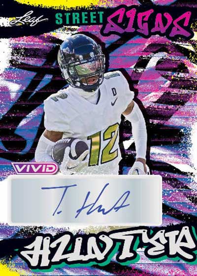 2024 Leaf Vivid Football Cards - Street Signs