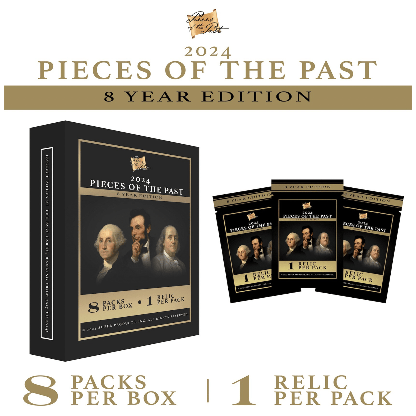 2024 Pieces of the Past 8 Year Collection Hobby Box - Trading Card Market