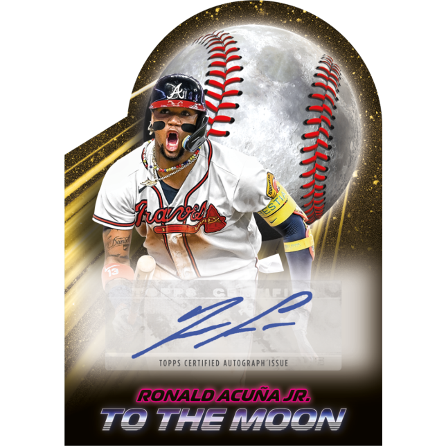 2024 Topps Big League Baseball Cards-Ronald Acuna Jr-To The Moon