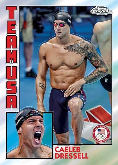 2024 Topps Chrome US Olympic & Paralympic Hopefuls Cards - Caleb Dressell
