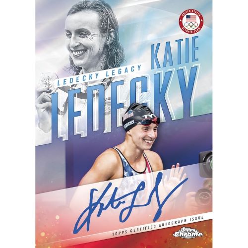 2024 Topps Chrome US Olympic & Paralympic Hopefuls Cards - Katie Ledecky