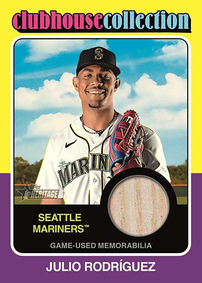 2024 Topps Heritage Baseball Cards - Julio Rodriguez