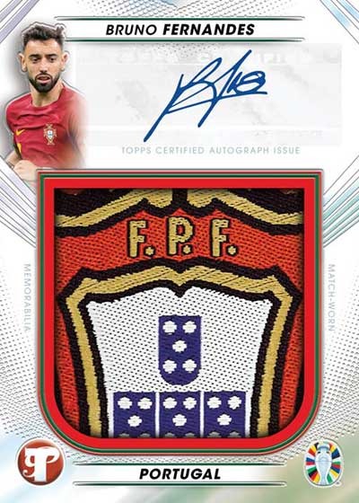 2024 Topps Pristine Road To Euro Soccer Cards-Bruno Fernandes