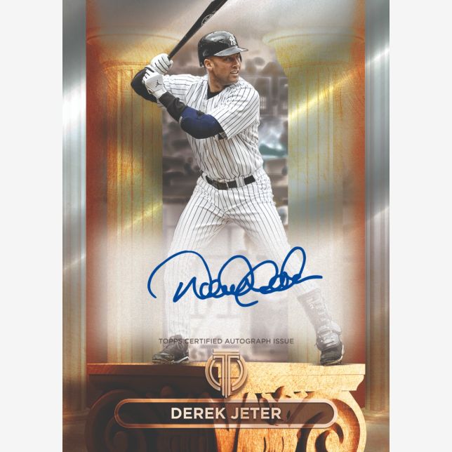 2024 Topps Tribute Baseball Cards-Derek Jeter Auto