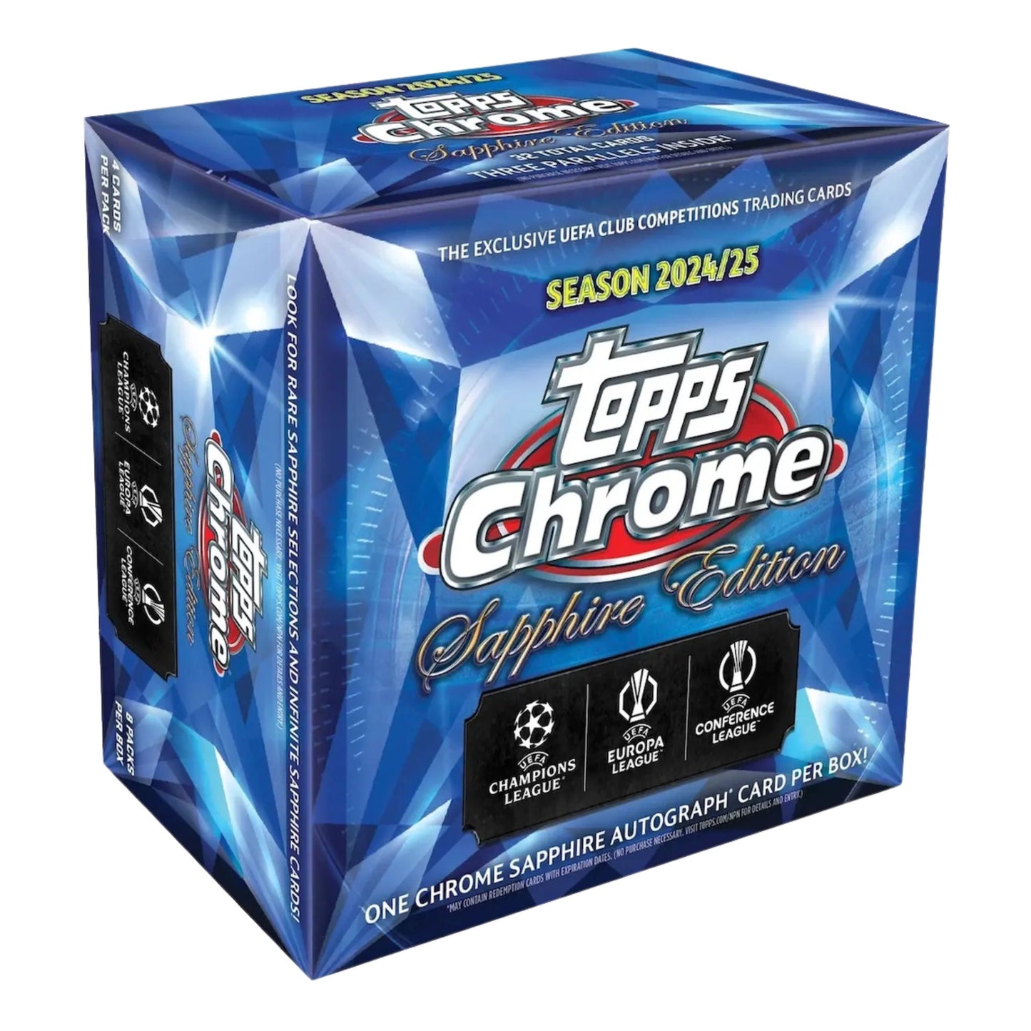 2024/25 Topps Chrome Sapphire UEFA Club Competitions Box - Trading Card Market