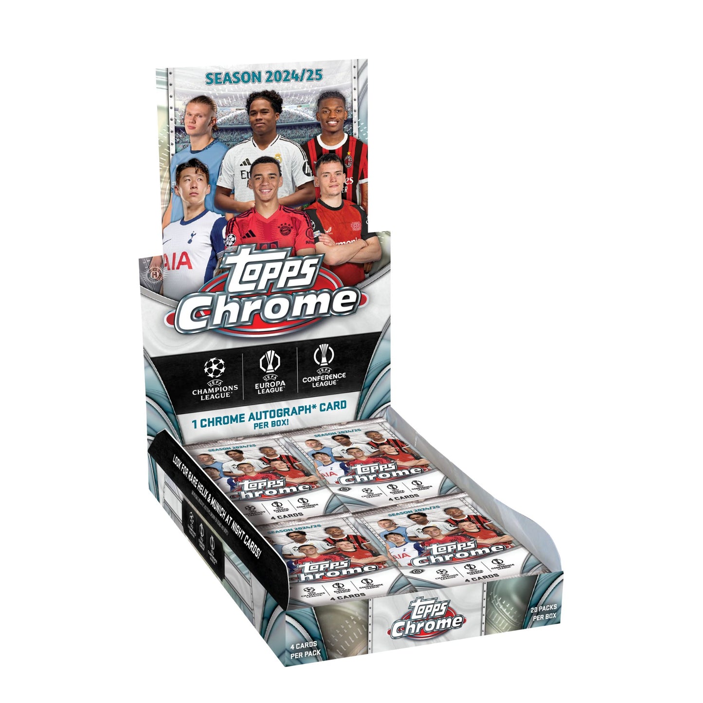 2024/25 Topps UEFA Club Competitions Chrome Soccer Hobby Box - Trading Card Market