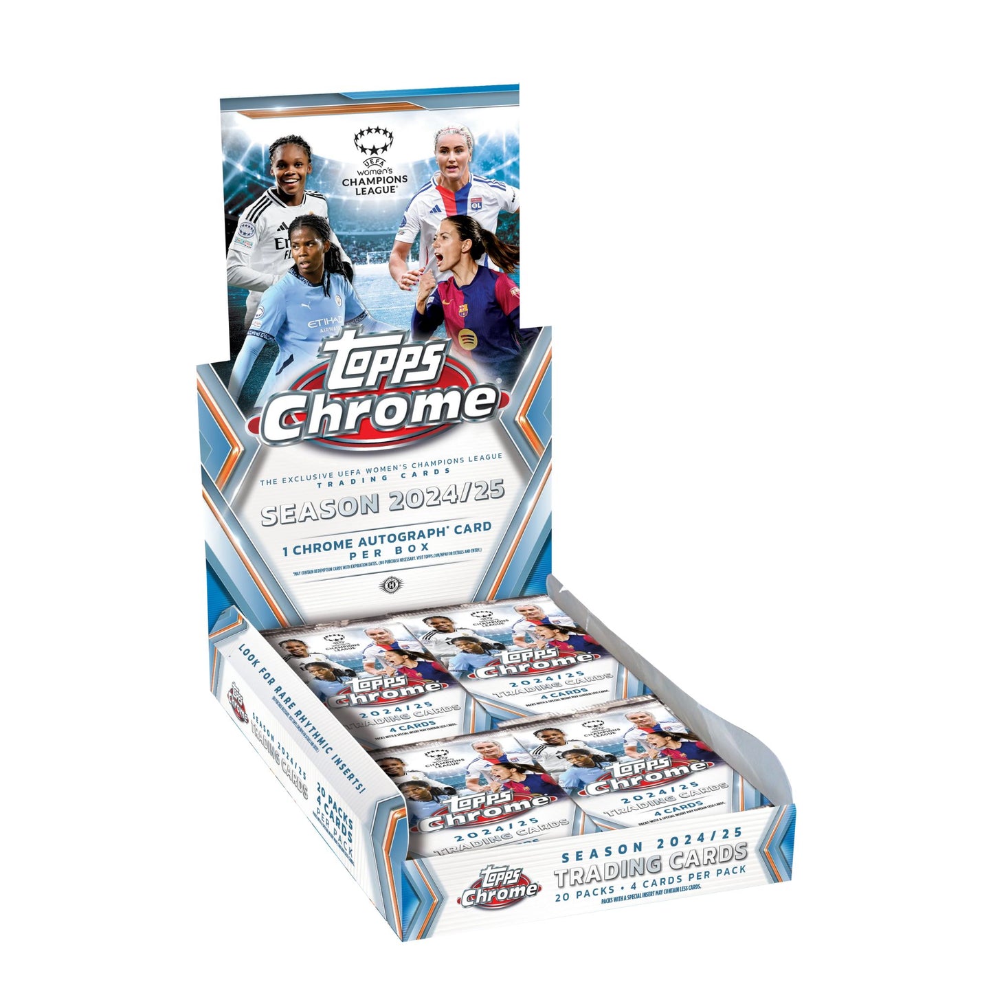 2024/25 Topps UEFA Women's Champions League Chrome Soccer Hobby Box (Presell) - Trading Card Market