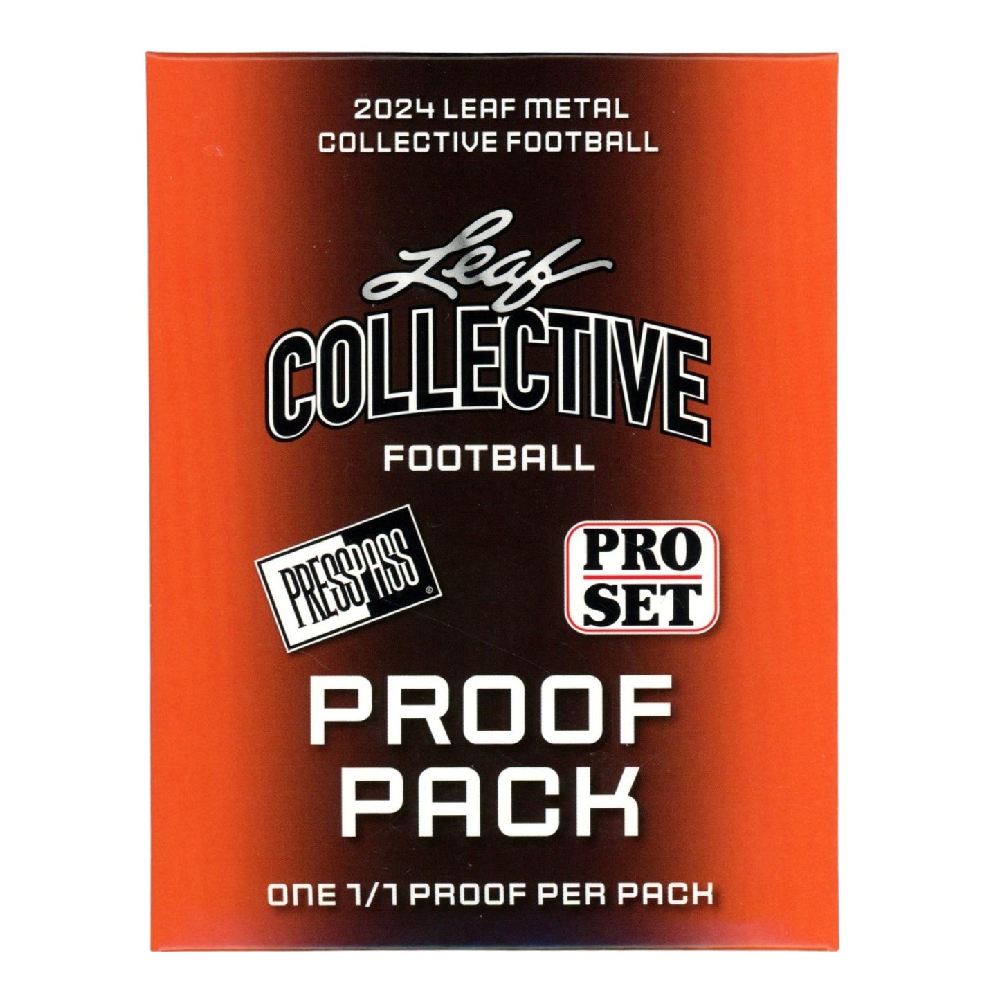 2024 Leaf Collective Football 1/1 Proof Pack - Trading Card Market