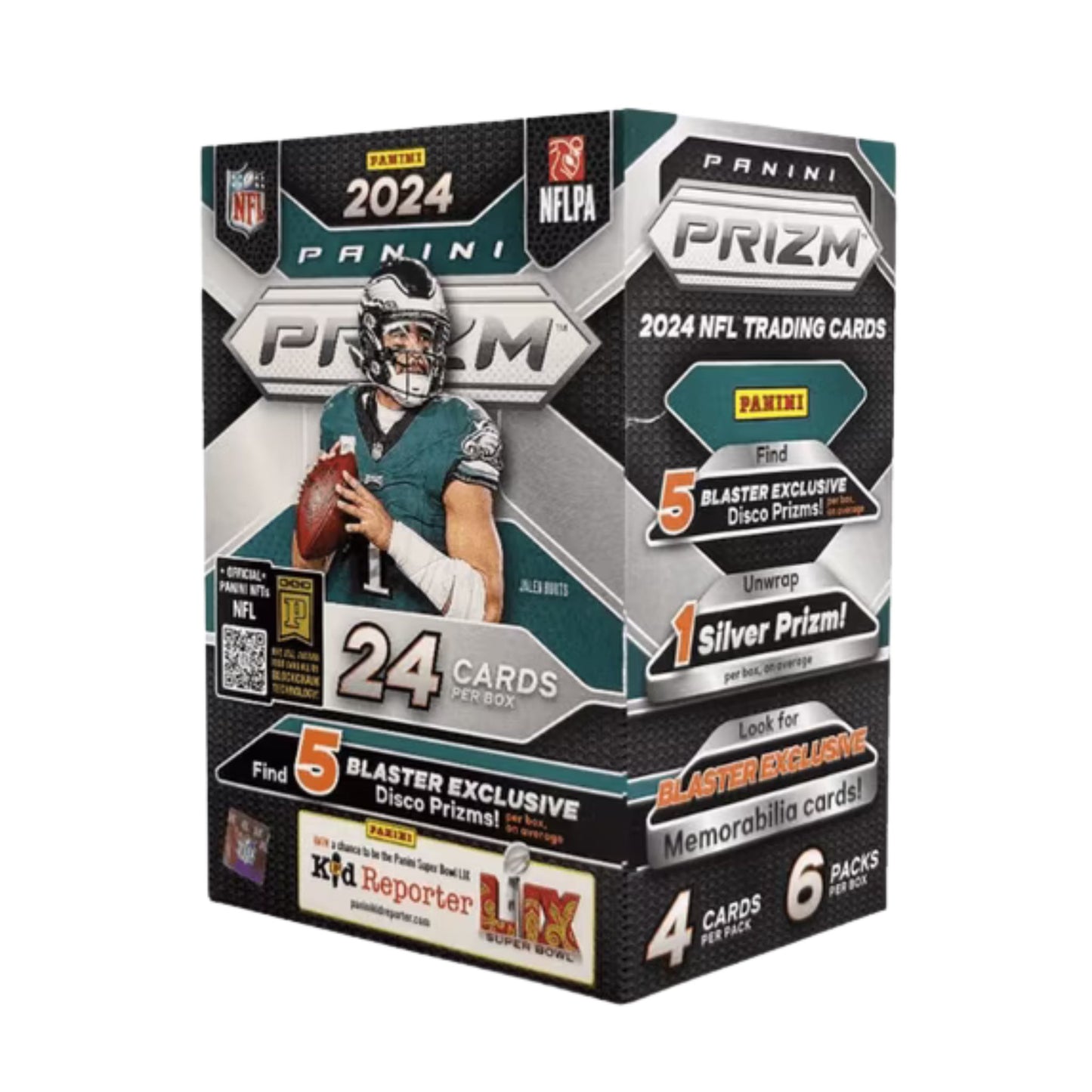 2024 Panini Prizm Football Blaster Box (Disco Prizms) - Trading Card Market