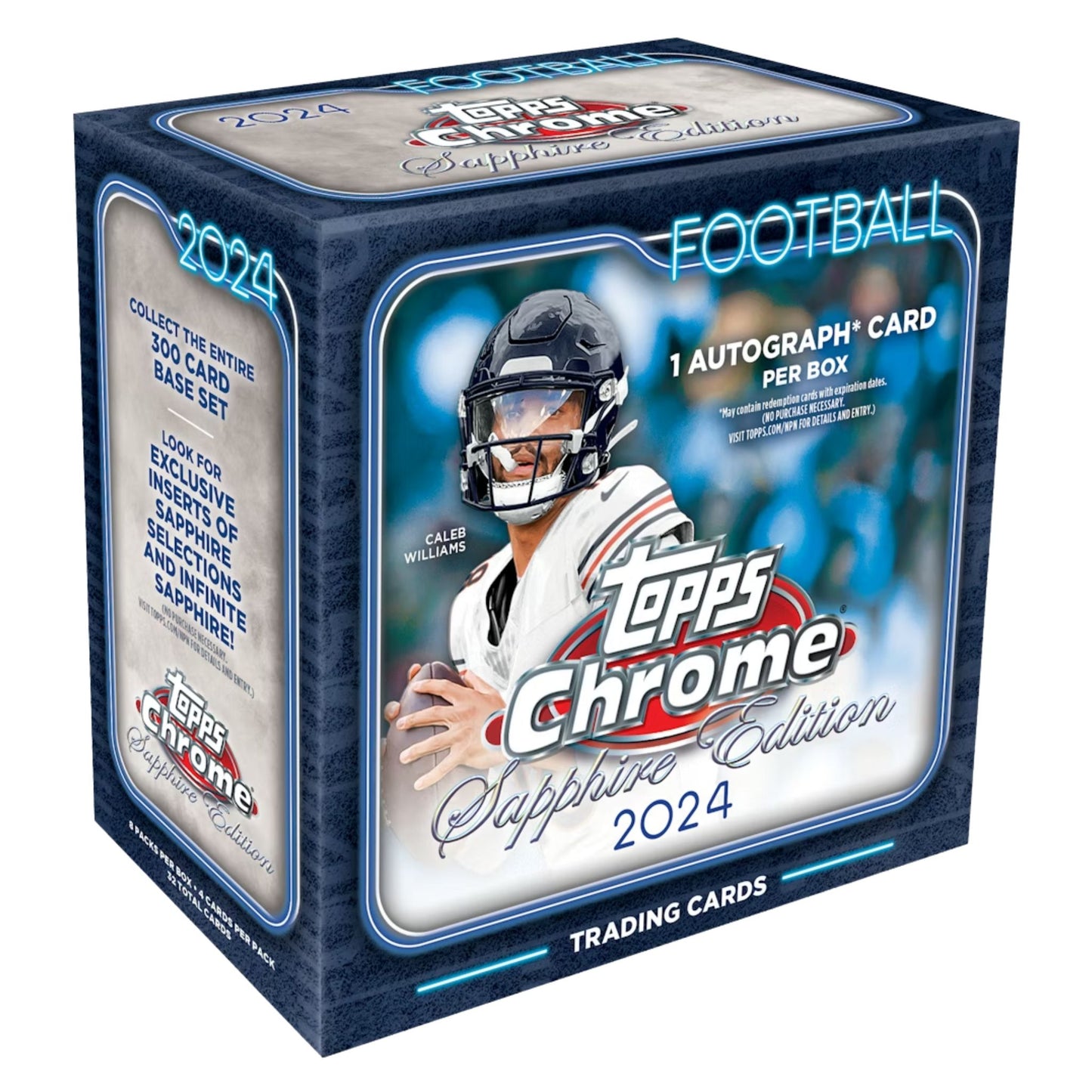 2024 Topps Chrome Football Sapphire Edition Box - Trading Card Market