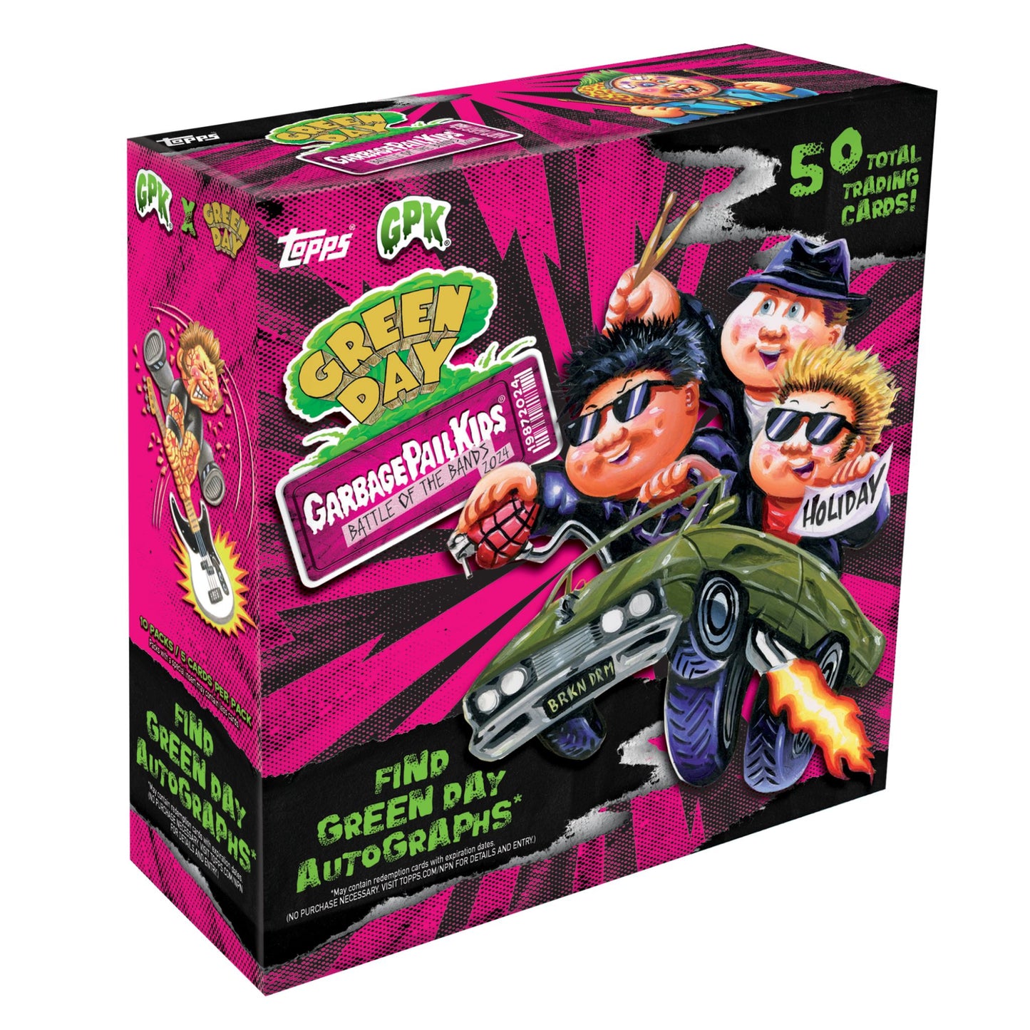 2024 Topps Garbage Pail Kids Battle Of The Bands: Green Day Hobby Box - Trading Card Market