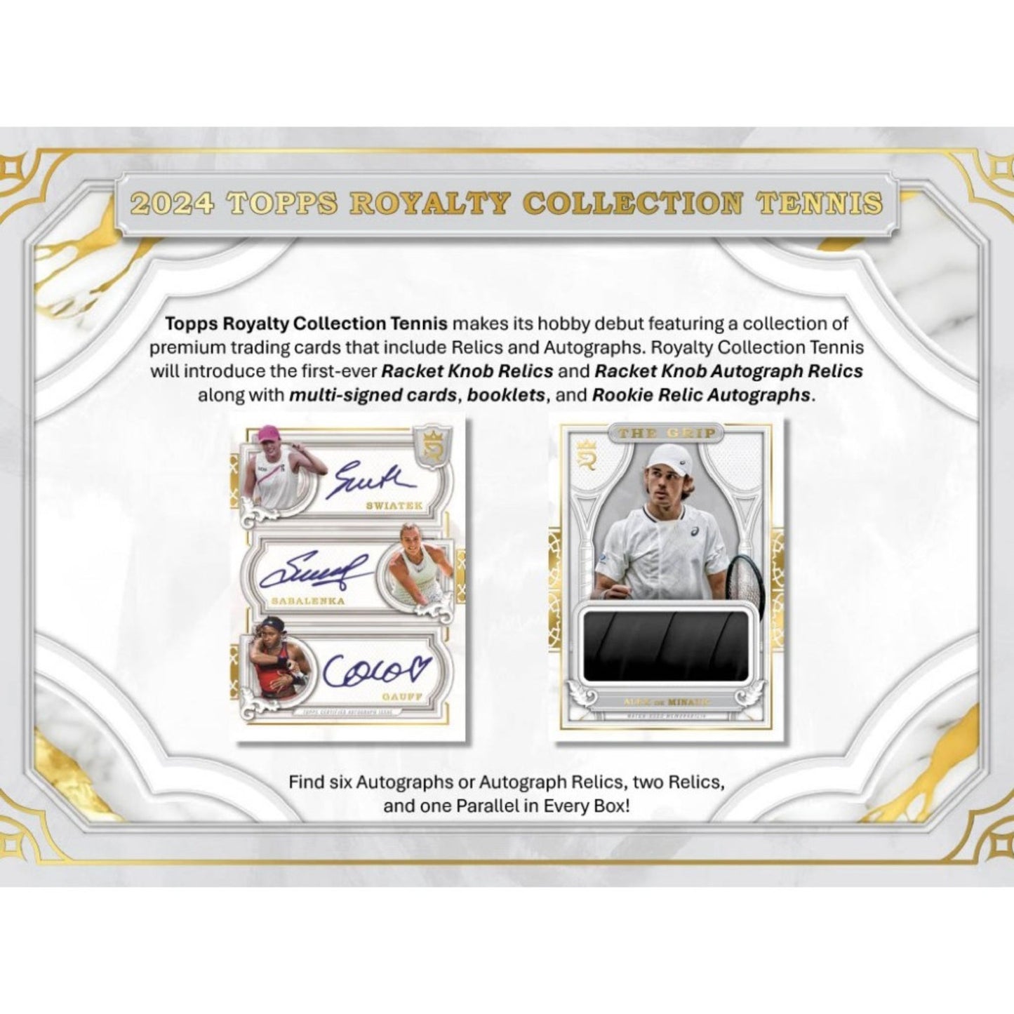 2024 Topps Royalty Tennis Hobby Box (Presell)