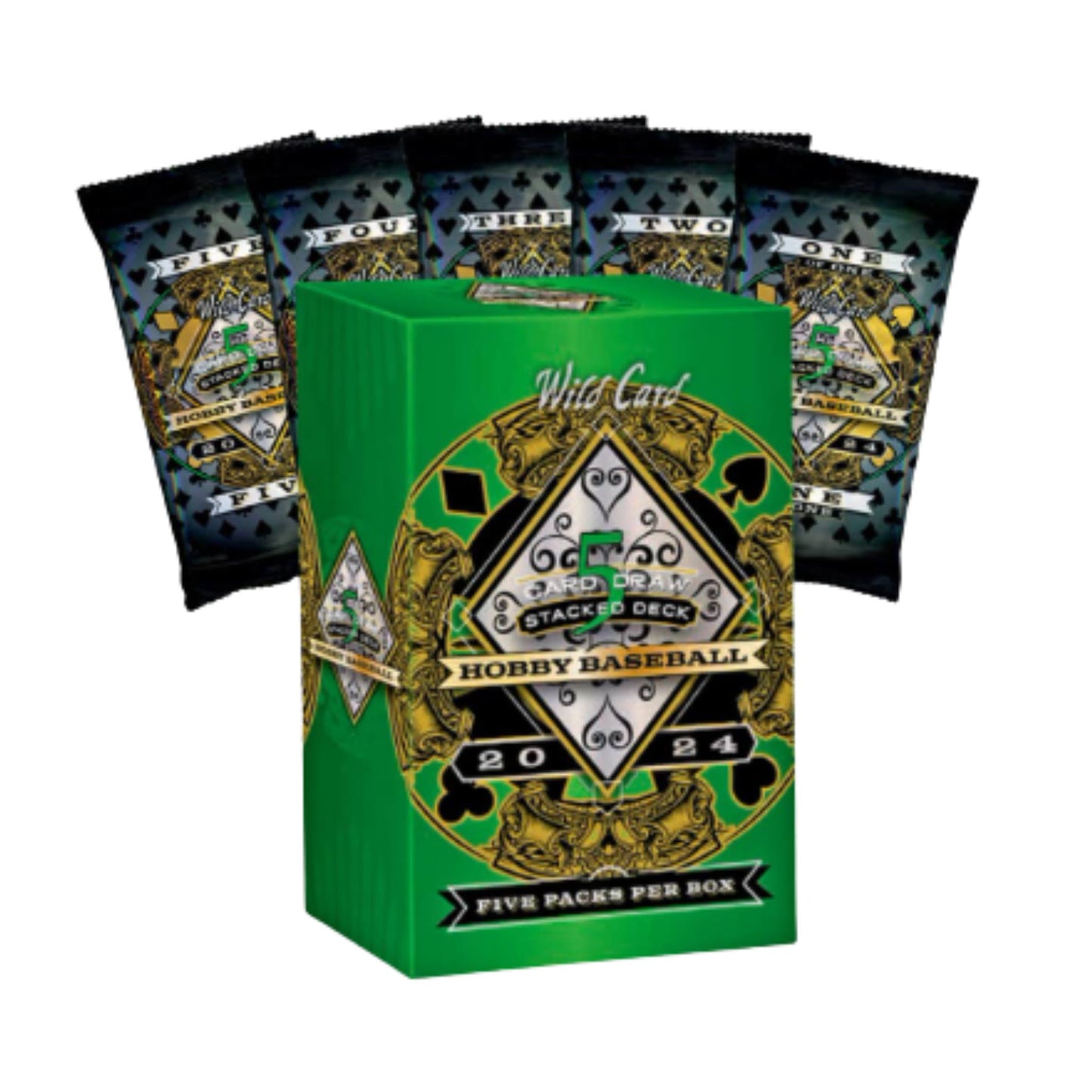 2024 Wild Card 5 Card Draw Stacked Deck Baseball Box (Presell) - Trading Card Market
