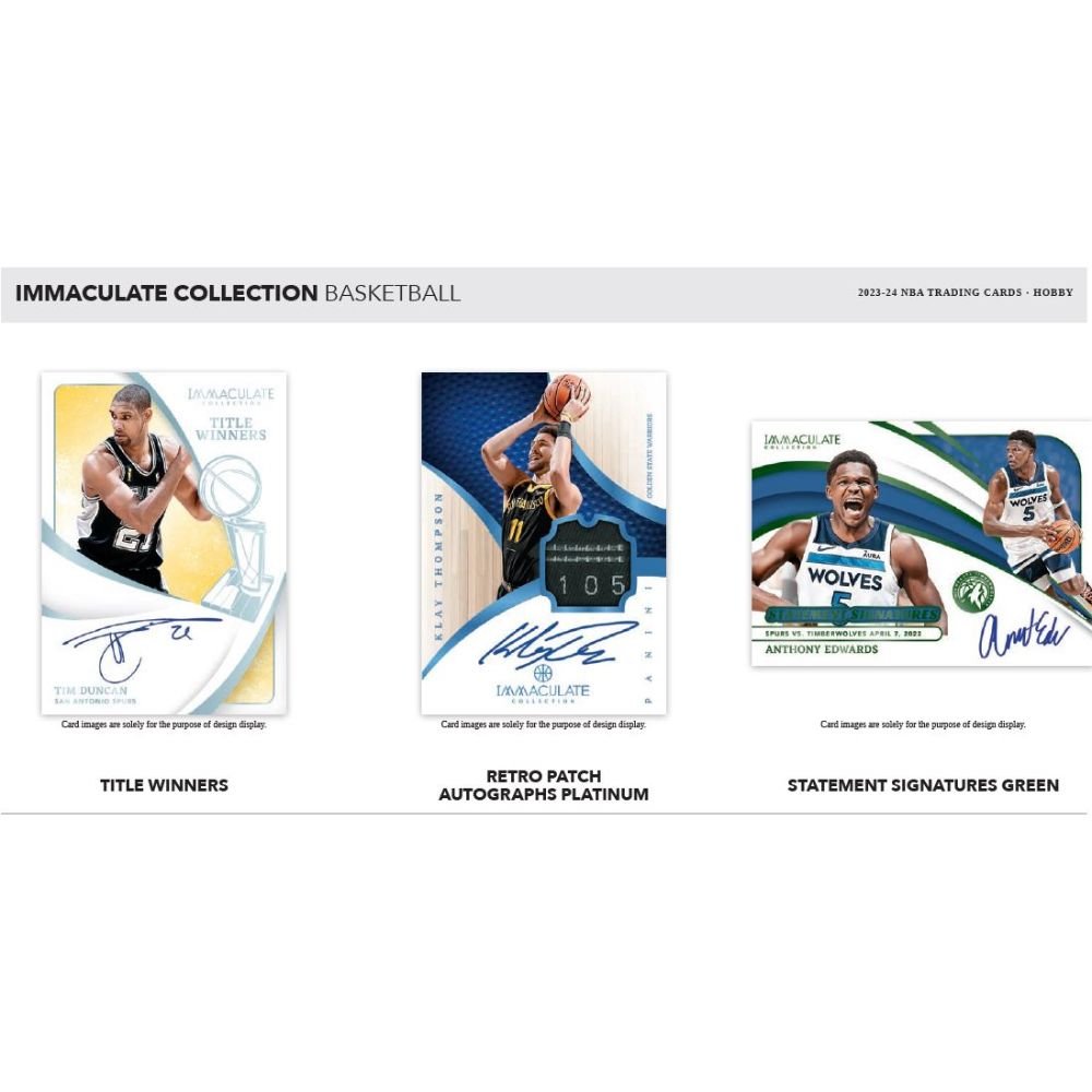 2023/24 Panini Immaculate Basketball Hobby Box - Trading Card Market