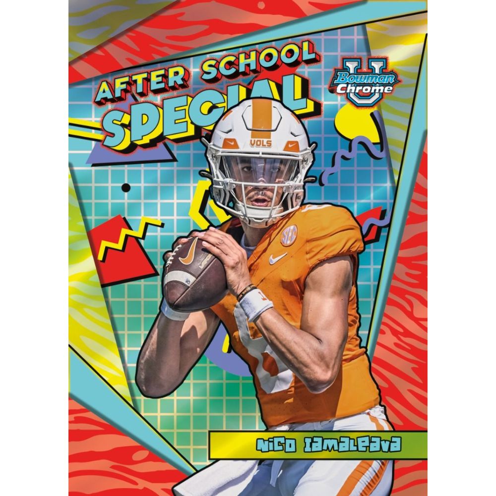 2024 Bowman Chrome University Football Monster Box - Trading Card Market