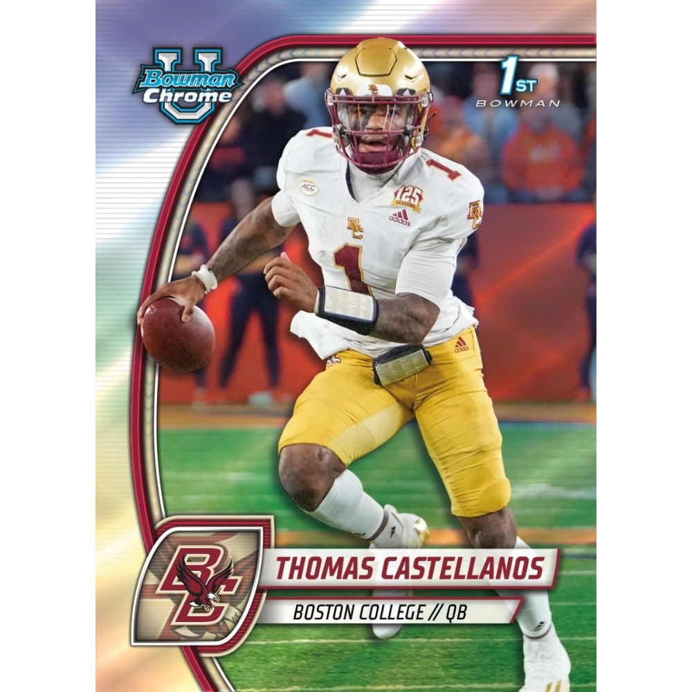 2024 Bowman Chrome University Football Monster Box - Trading Card Market