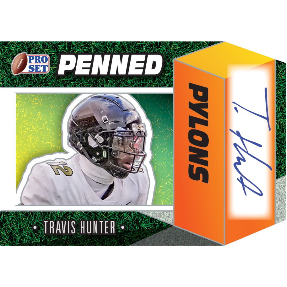 2024 Leaf Pro Set Metal Football Cards - Travis Hunter