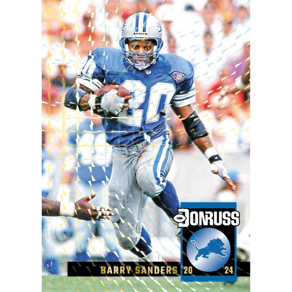 2024 Panini Clearly Donruss Football Cards - Barry Sanders