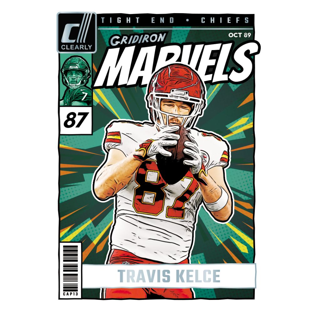 2024 Panini Clearly Donruss Football Cards - Travis Kelce