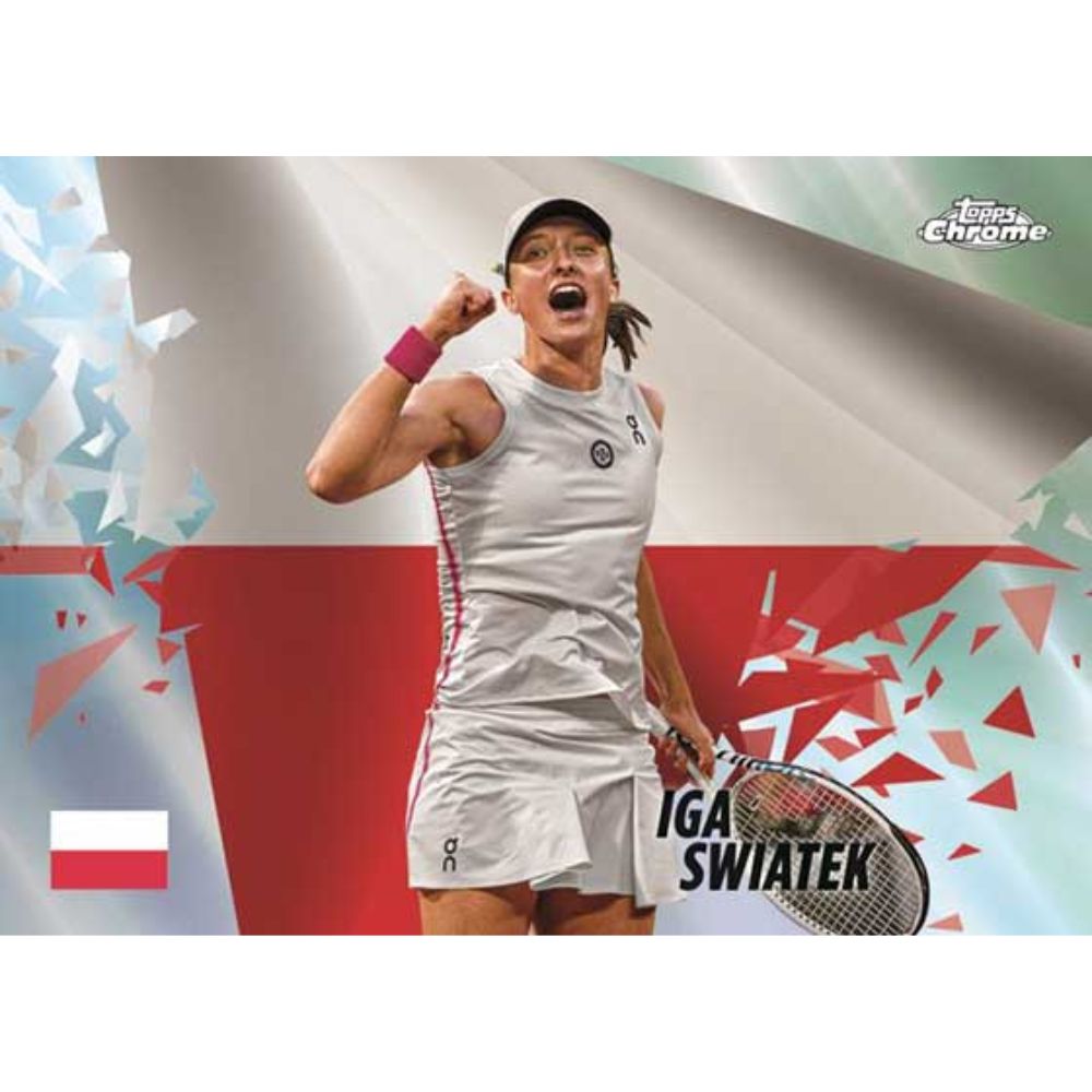 2024 Topps Chrome Tennis Cards - Iga Swiatek