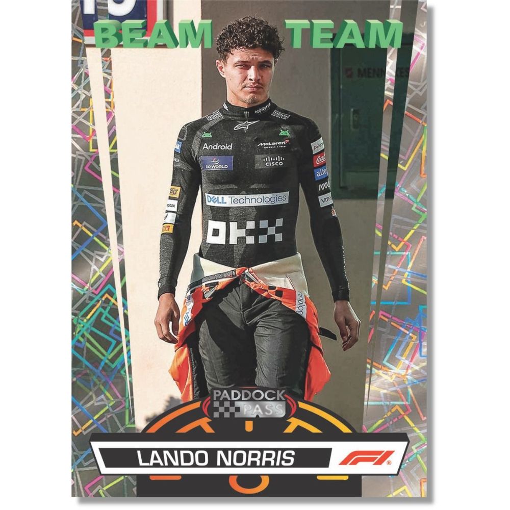 2024 Topps Paddock Pass F1 Cards-Lando Norris