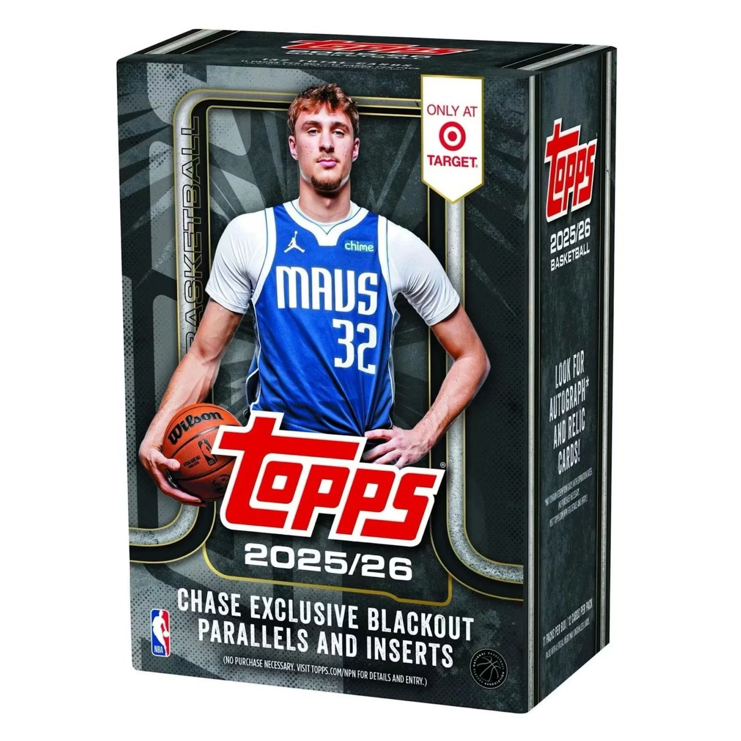 2025/26 Topps Basketball Blaster Box (Blackout Parallels) - Trading Card Market