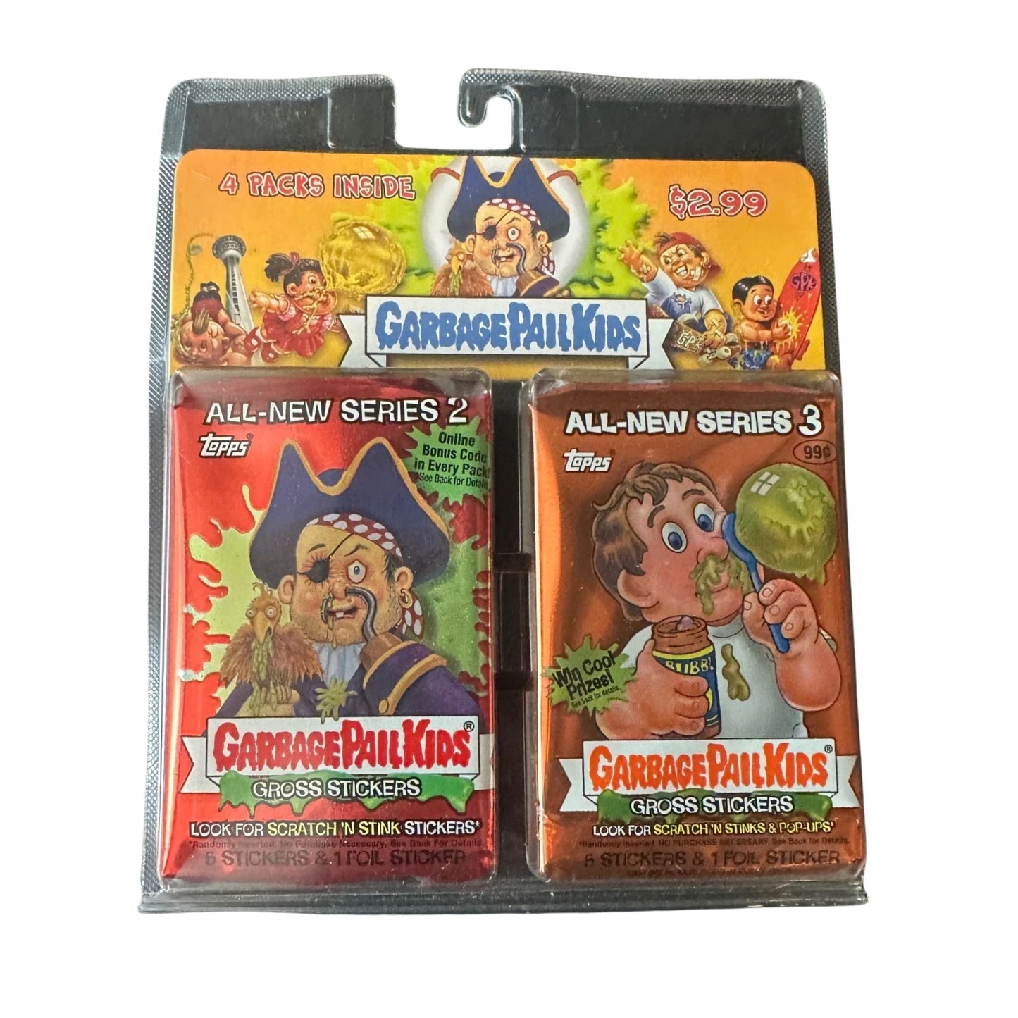 Topps Garbage Pail Kids All New Series Mix 4 - Pack Blister - Trading Card Market