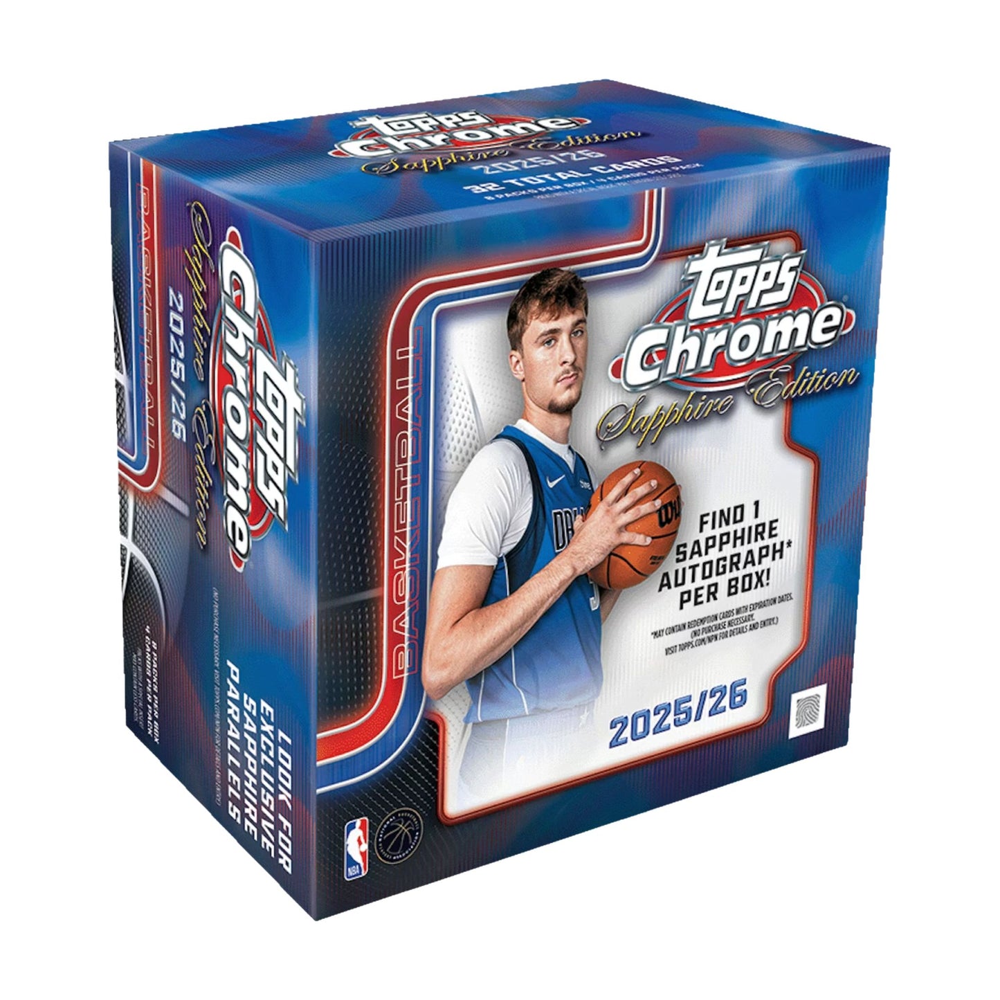 2025/26 Topps Chrome Basketball Sapphire Edition Box - Trading Card Market