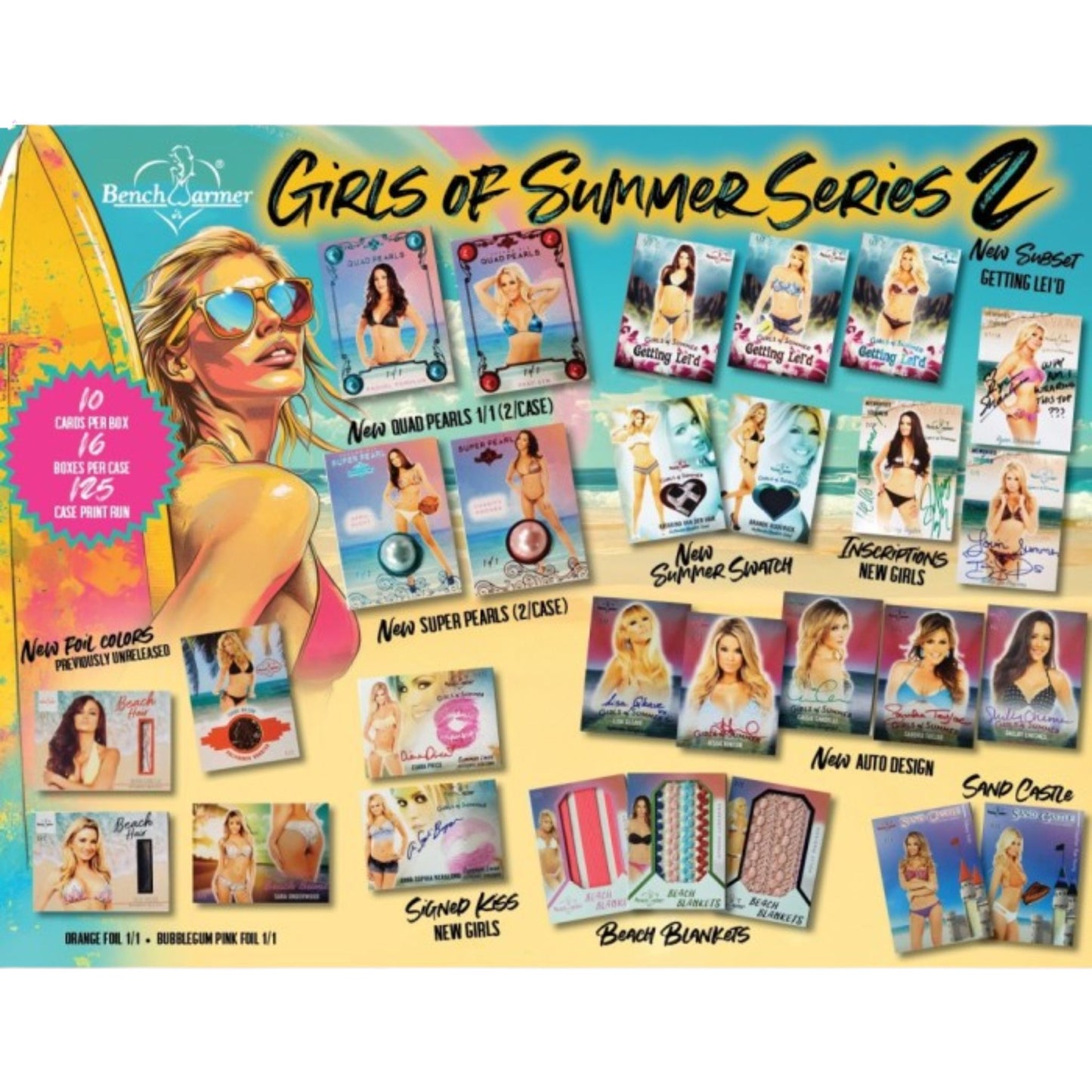 2025 Benchwarmer Girls of Summer Series 2 Hobby Box (Presell) - Trading Card Market