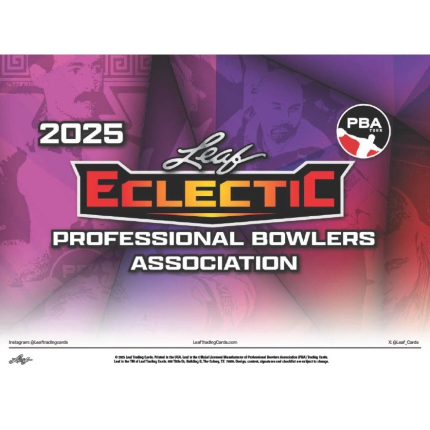 2025 Leaf Eclectic PBA Bowling Jumbo Box - Trading Card Market