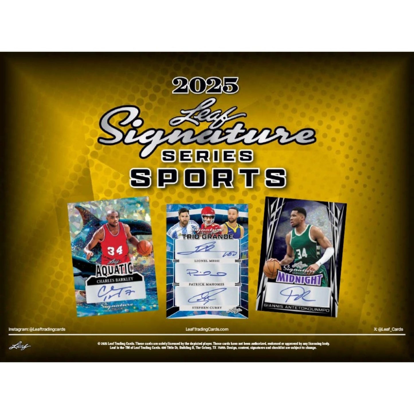 2025 Leaf Signature Series Multi - Sport Hobby Box - Trading Card Market