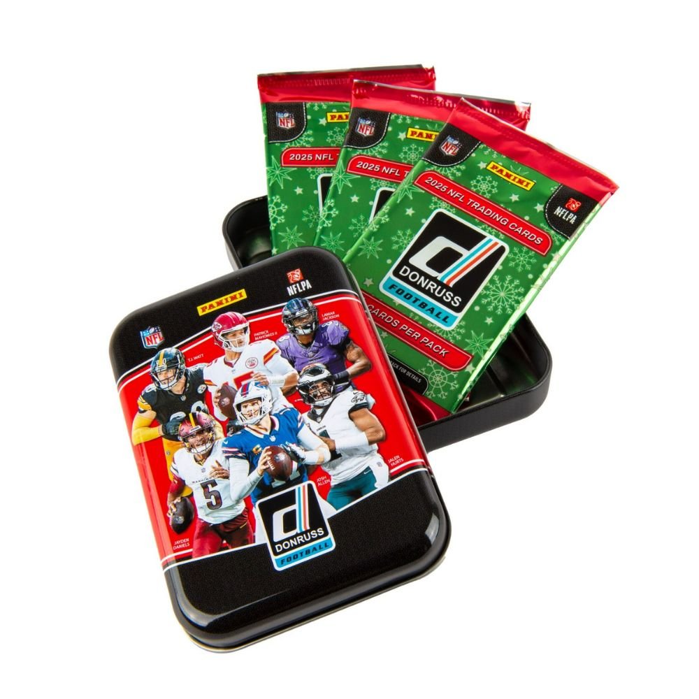 2025 Panini Donruss Football Holiday Tin - Trading Card Market