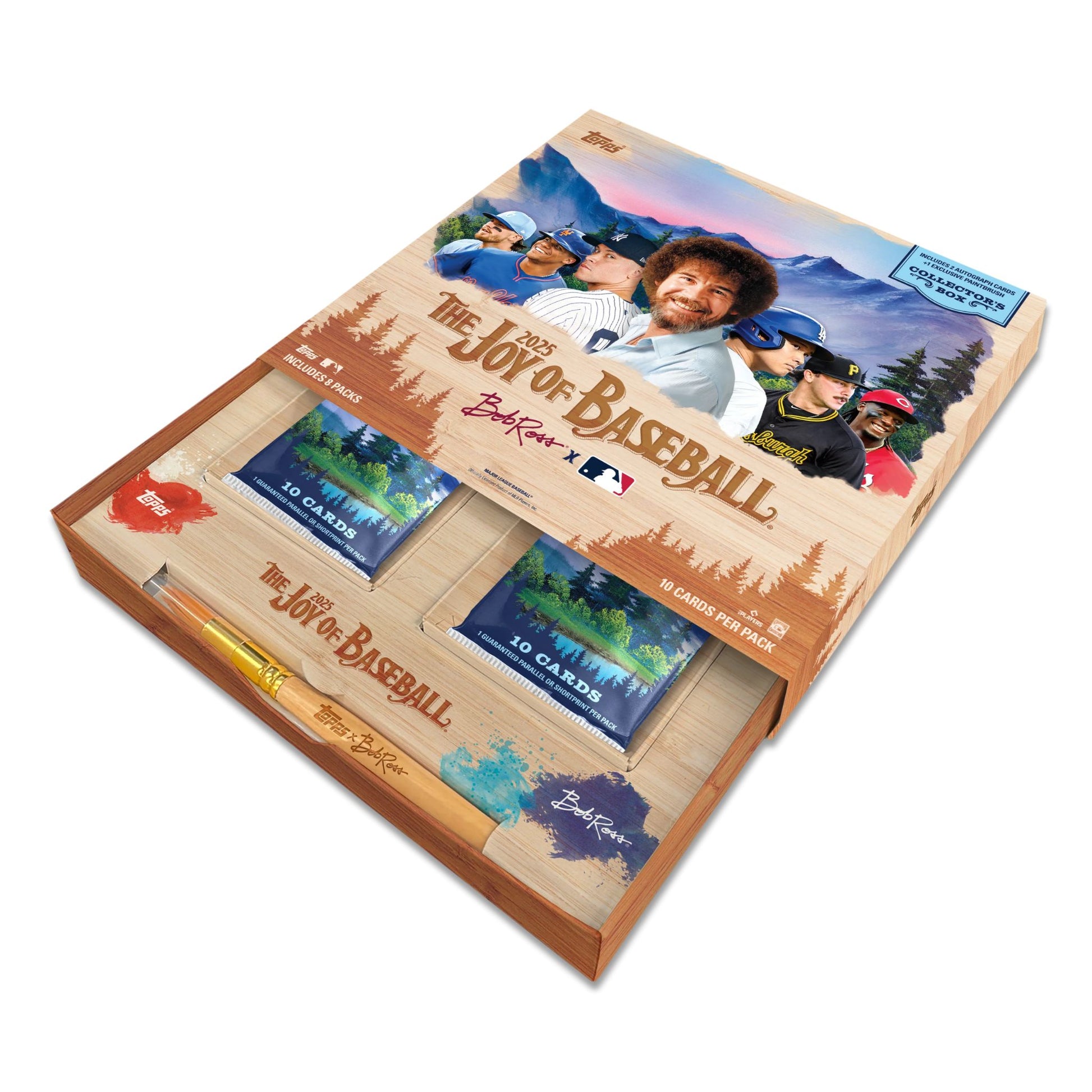 2025 Topps X Bob Ross "The Joy of Baseball" Collectors Box - Trading Card Market