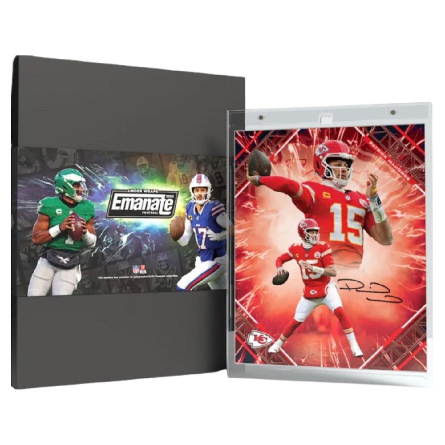 2025 Under Wraps Emanate NFL Autographed Collectible Photo Mystery Box - Trading Card Market
