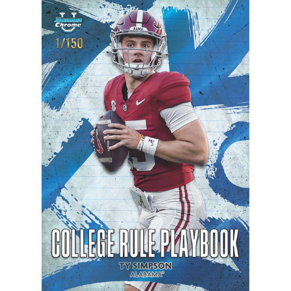 2025 Bowman University Chrome Football Mega Box (Presell) - Trading Card Market
