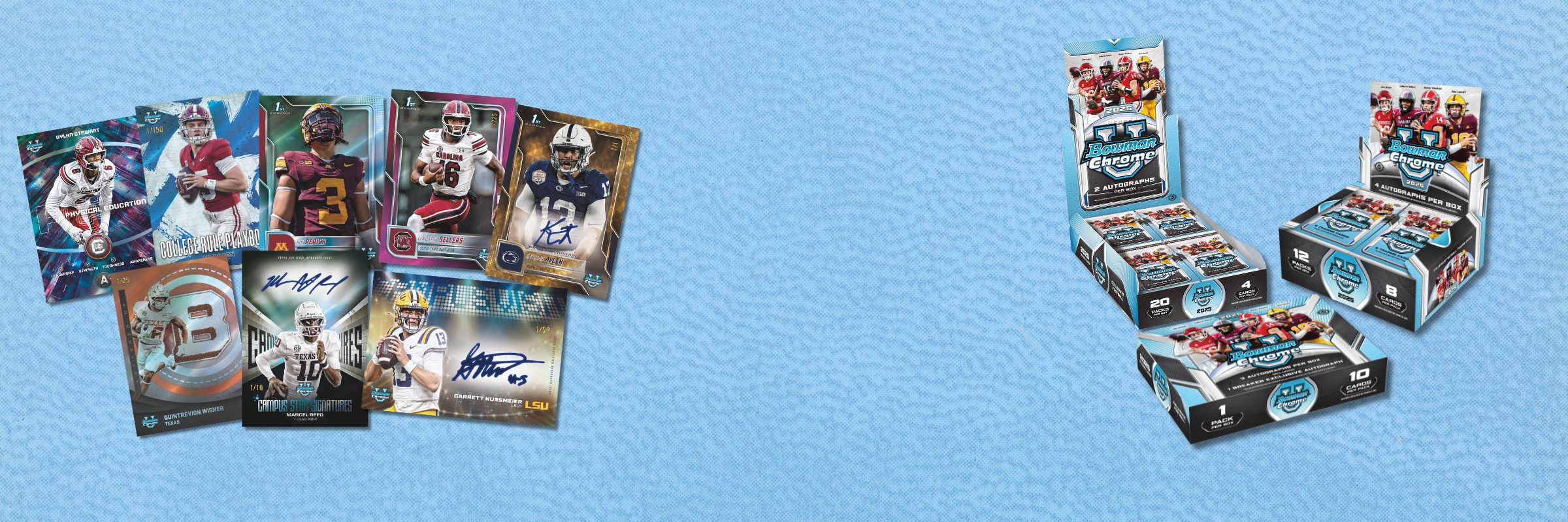 2025 Bowman University Chrome Football