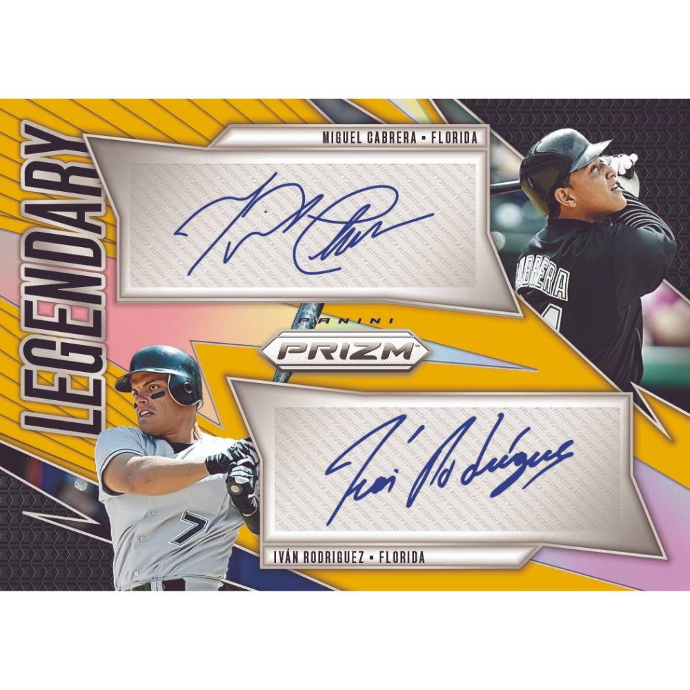 2025 Panini Prizm Baseball Cards - Miguel Cabrera_Ivan Rodriguez