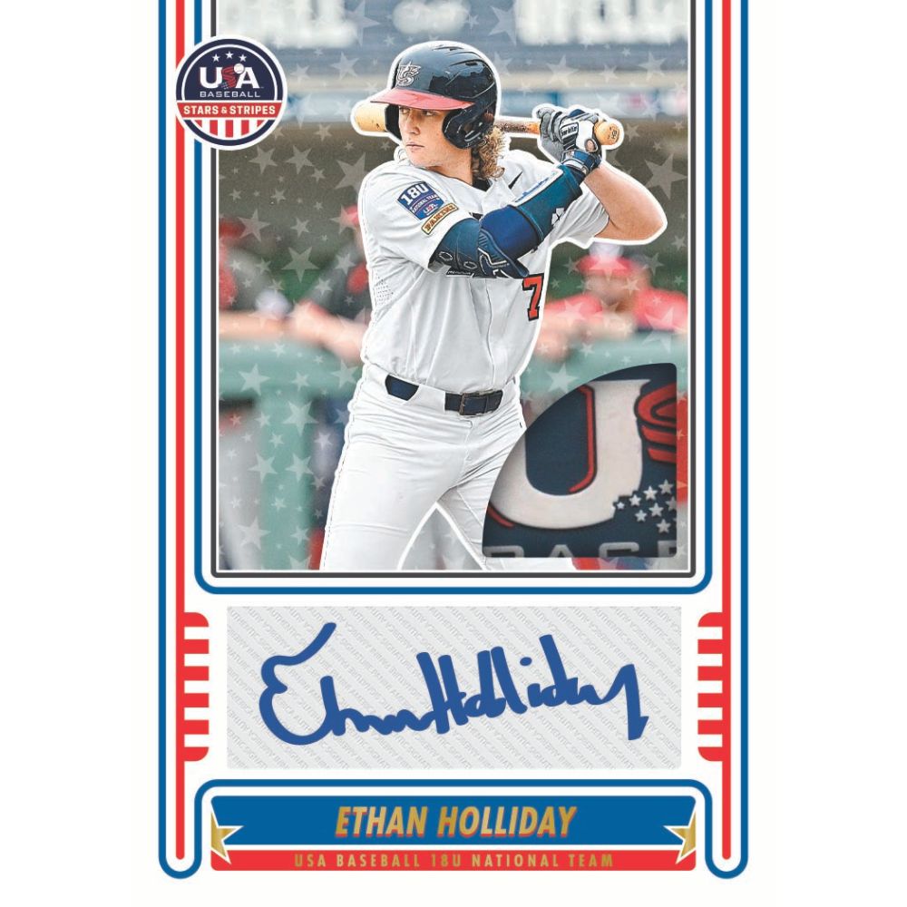 2025 Panini Stars and Stripes USA Baseball Cards - Ethan Holliday