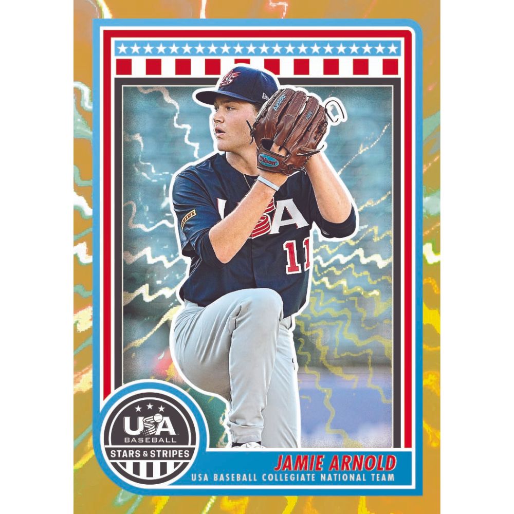 2025 Panini Stars and Stripes USA Baseball Cards - Jamie Arnold