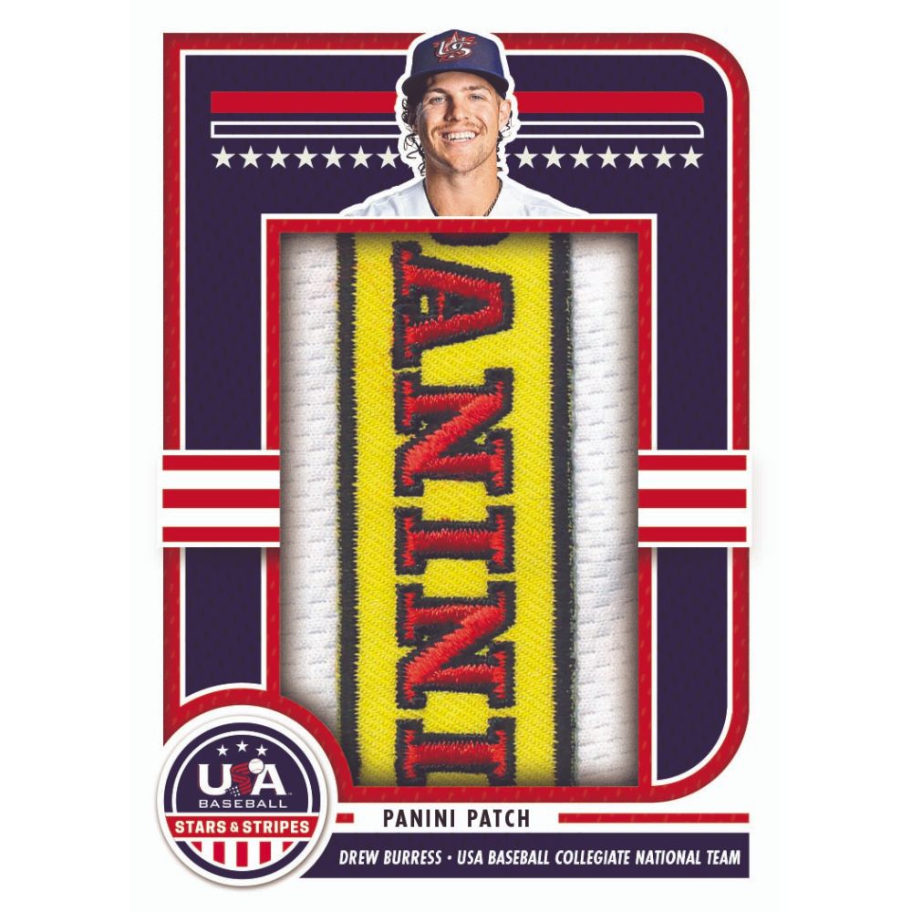 2025 Panini Stars and Stripes USA Baseball Cards - Drew Burress