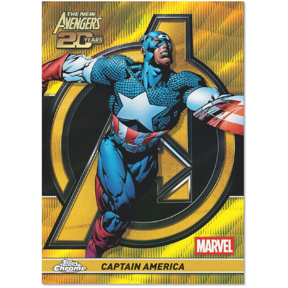 2025 Topps Chrome Marvel Cards - Captain America