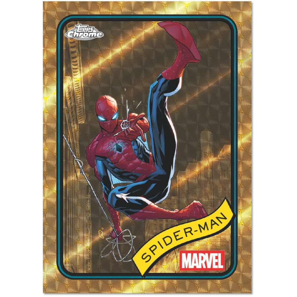 2025 Topps Chrome Marvel Cards - Spiderman
